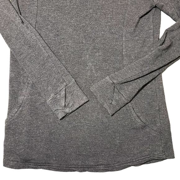 KUHL Pullover Hoodie Charcoal Gray Thumb Holes Modal Blend Style 8031 Size Small - Picture 5 of 13
